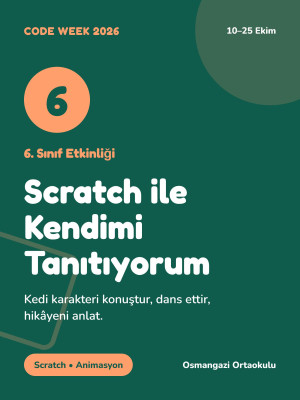 Scratch ile Kendimi Tanıtıyorum